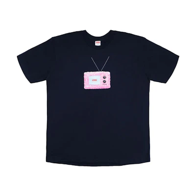 Supreme TV Tee Navy
