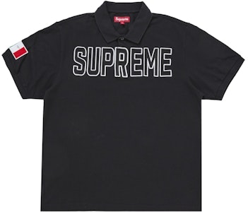 シュプリーム ツイル アップリケ ポロ ブラック Buy シュプリーム ツイル アップリケ ポロ ブラック