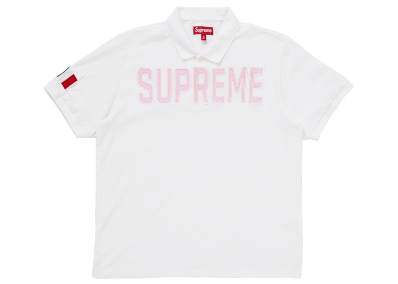 Supreme Twill Appliqué Polo White