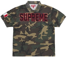 Supreme Twill Appliqué Polo Woodland Camo Supreme Twill Appliqué Polo Woodland Camo