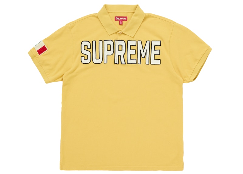 Supreme Twill Appliqué Polo Yellow