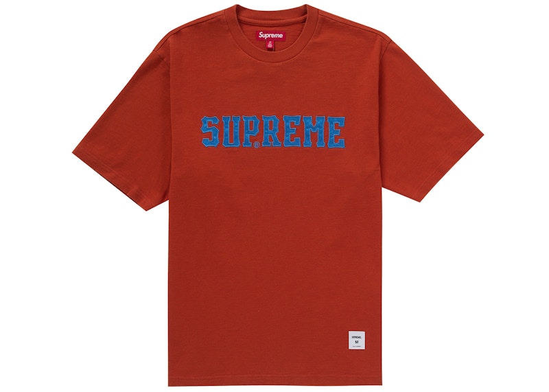 Supreme Twill Applique S/S Top Orange