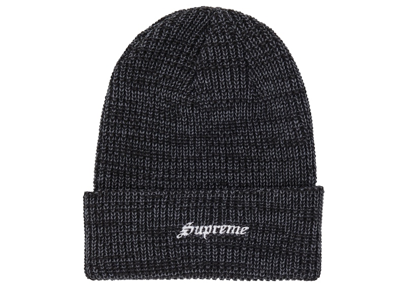 Supreme Twisted Loose Gauge Beanie Charcoal