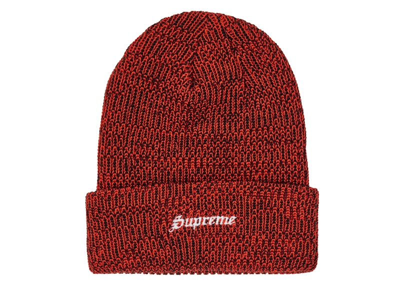 Buy Supreme Gorro Tejido Suelto Neon Naranja