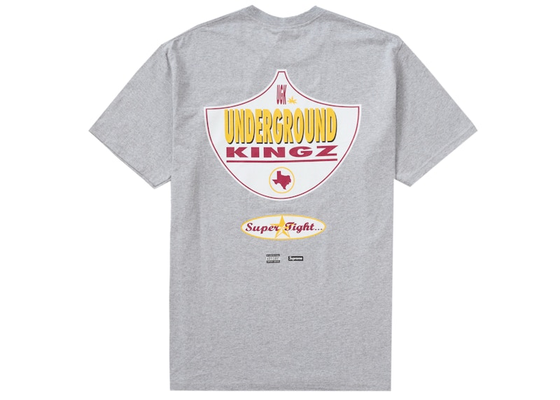 Supreme UGK Super Tight Tee Heather Grey