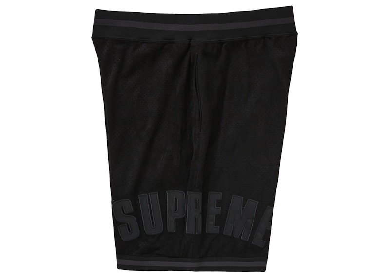 Order Supreme Pantalones Cortos Ultrasuede Mesh Negro