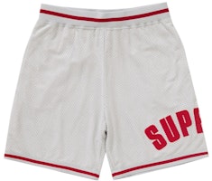 Supreme Ultrasuede Mesh Short Grey Supreme Ultrasuede Mesh Short Grey