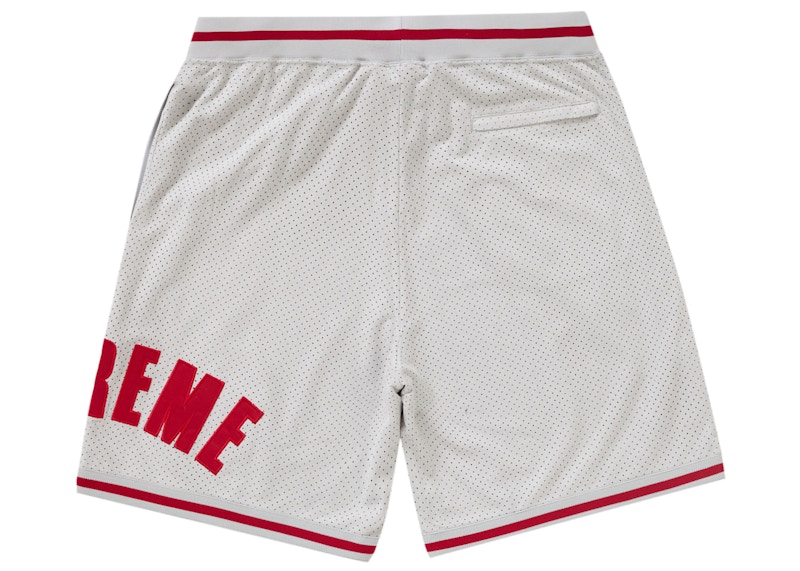 Lookbook Supreme Pantalones Cortos Ultrasuede Malla Gris