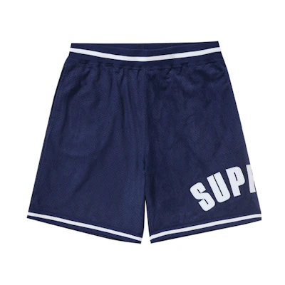 Supreme Ultrasuede Mesh Short Navy