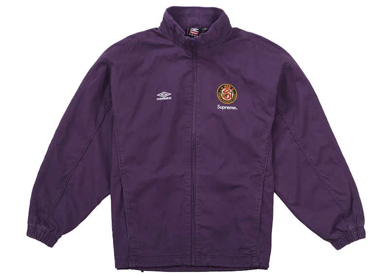 Supreme Umbro Cotton Ripstop Track Jacket (SS26) Plum
