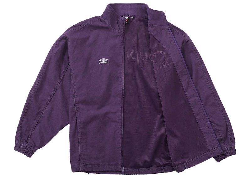Supreme Umbro Cotton Ripstop Track Jacket (SS26) Plum 圖 2