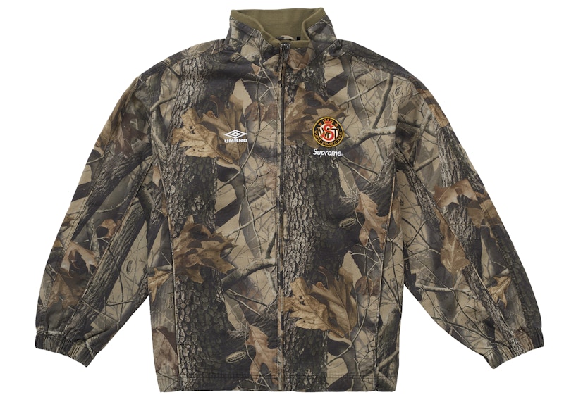 Supreme Umbro Cotton Ripstop Track Jacket (SS26) Realtree Hardwoods Camo