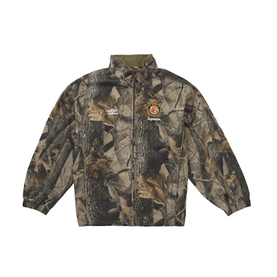 Supreme Umbro Cotton Ripstop Track Jacket (SS26) Realtree Hardwoods Camo