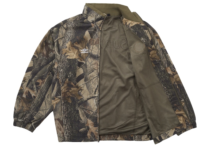 Supreme Umbro Cotton Ripstop Track Jacket (SS26) Realtree Hardwoods Camo 圖 2