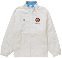 Supreme Umbro Cotton Ripstop Track Jacket White Supreme Umbro Cotton Ripstop Track Jacket White