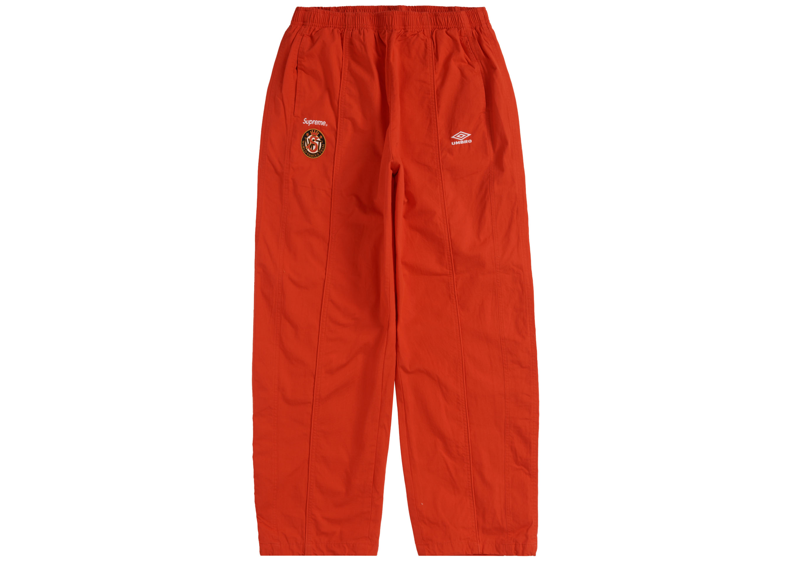 Supreme Umbro Cotton Ripstop Track Pant Red - Novelship