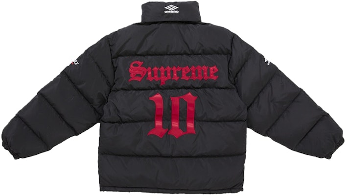 Supreme Umbro Down Puffer Jacket Black Shop Supreme Umbro Down Puffer Jacket Black