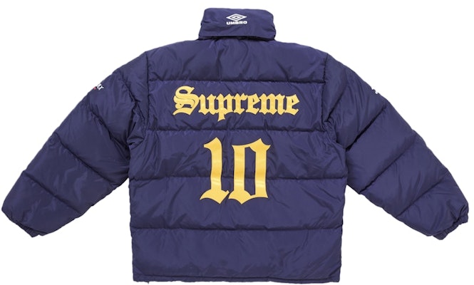 Supreme x Umbro 羽绒夹克 海军蓝 Shop Supreme x Umbro 羽绒夹克 海军蓝