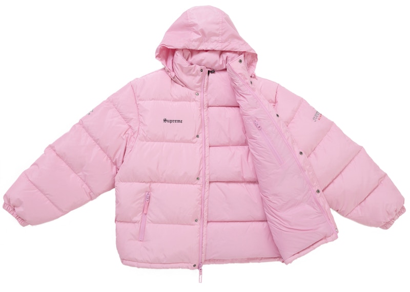 Order シュプリーム アンブロ ダウンパファージャケット ピンク