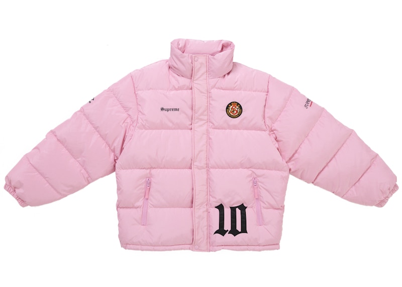 Lookbook シュプリーム アンブロ ダウンパファージャケット ピンク