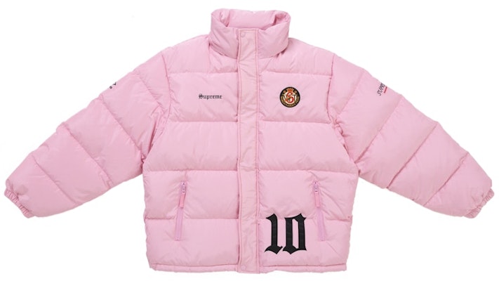 シュプリーム アンブロ ダウンパファージャケット ピンク Lookbook シュプリーム アンブロ ダウンパファージャケット ピンク