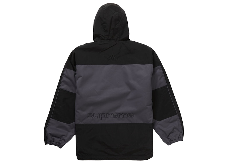 Order 슈프림 X 엄브로 다크퍼플 후드 아노락 
