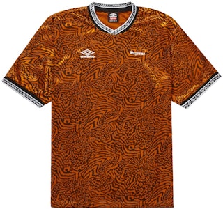 Supreme Umbro Jacquard Bercorak Haiwan Jersi Bola Sepak Oren Buy Supreme Umbro Jacquard Bercorak Haiwan Jersi Bola Sepak Oren