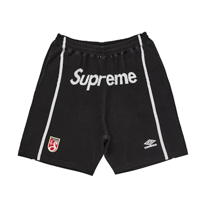 Supreme Umbro Knit Soccer Short Black
