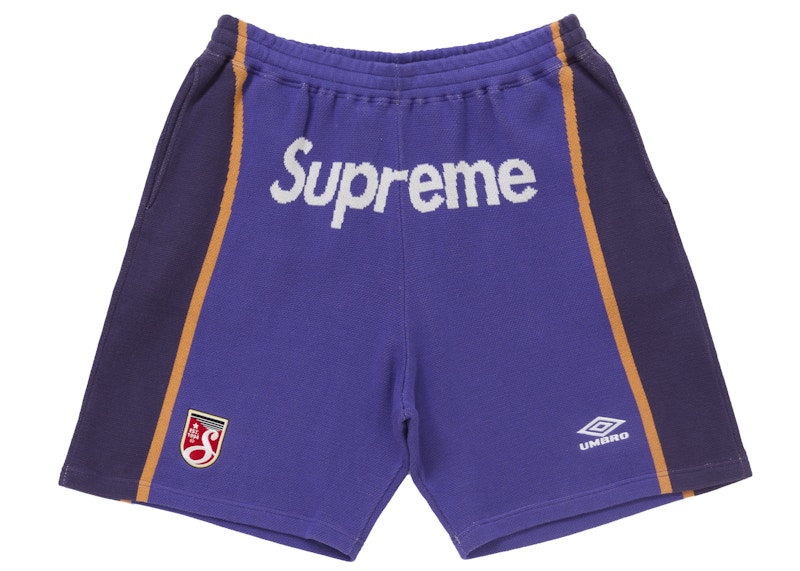 Supreme Umbro Knit Soccer Short Purple