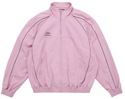 Supreme Umbro Leather Track Jacket Pink Supreme Umbro Leather Track Jacket Pink