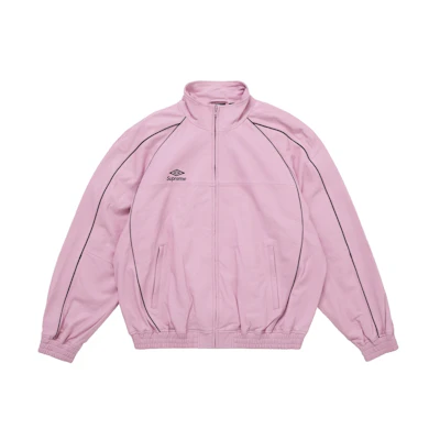 Supreme Umbro Leather Track Jacket Pink