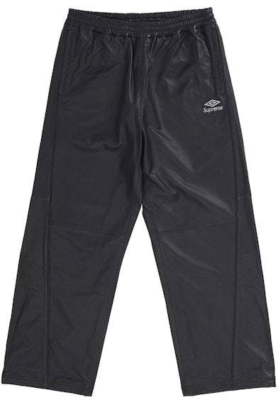 supreme-umbro-leather-track-pant-black