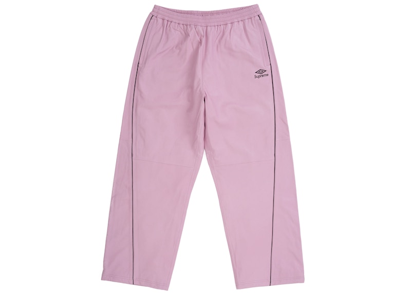Buy Supreme Umbro 皮革運動褲 粉紅色