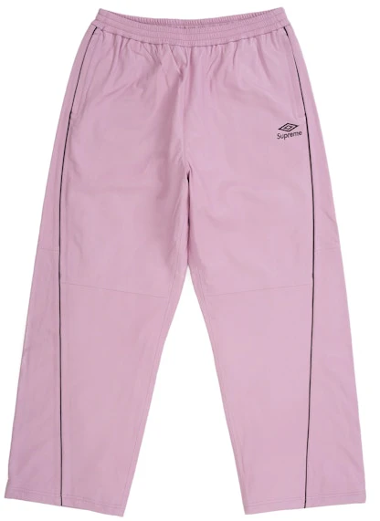 supreme-umbro-leather-track-pant-pink