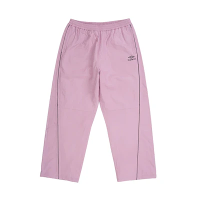 Supreme Umbro Leather Track Pant Pink