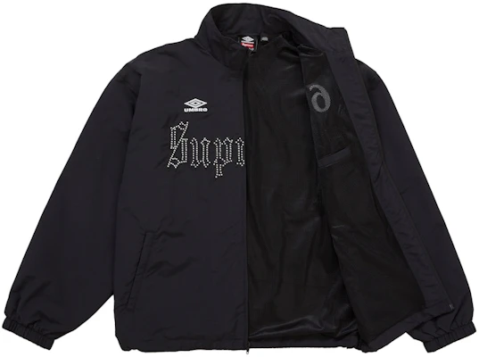Supreme Umbro Rhinestone Track Jacket Black Order Supreme Umbro Rhinestone Track Jacket Black