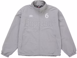 Supreme Umbro Rhinestone Track Jacket Light Grey Supreme Umbro Rhinestone Track Jacket Light Grey
