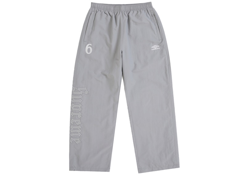 Buy Supreme Umbro Rhinestone Track Pant Heather Grey