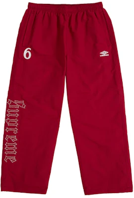 Supreme Umbro Rhinestone Track Pant Red Buy Supreme Umbro Rhinestone Track Pant Red