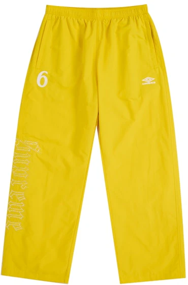 supreme-umbro-rhinestone-track-pant-yellow