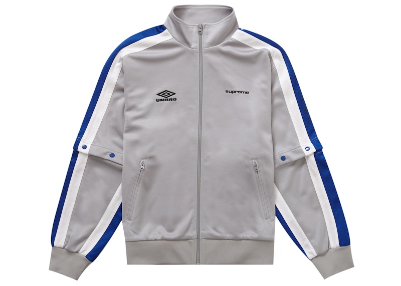 Supreme Umbro Snap Sleeve Jacket Light Grey