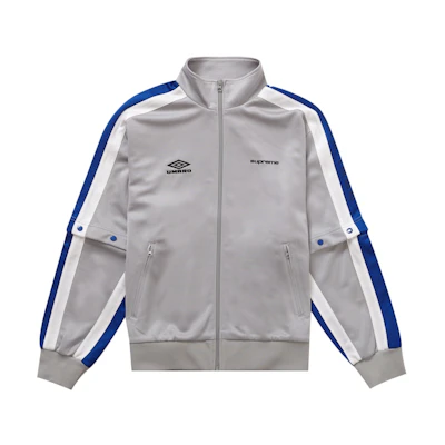 Supreme Umbro Snap Sleeve Jacket Light Grey