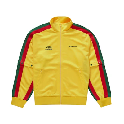 Supreme Umbro Snap Sleeve Jacket Yellow