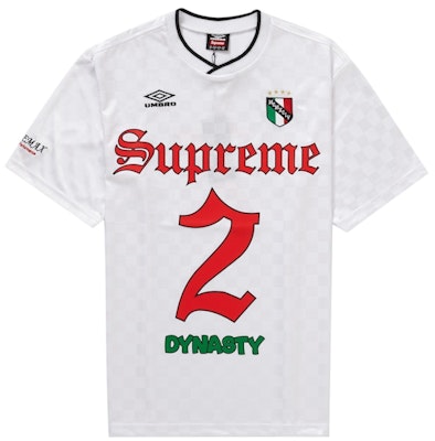 Supreme x Umbro サッカーシャツ (SS22) 白
Buy Supreme x Umbro サッカーシャツ (SS22) 白