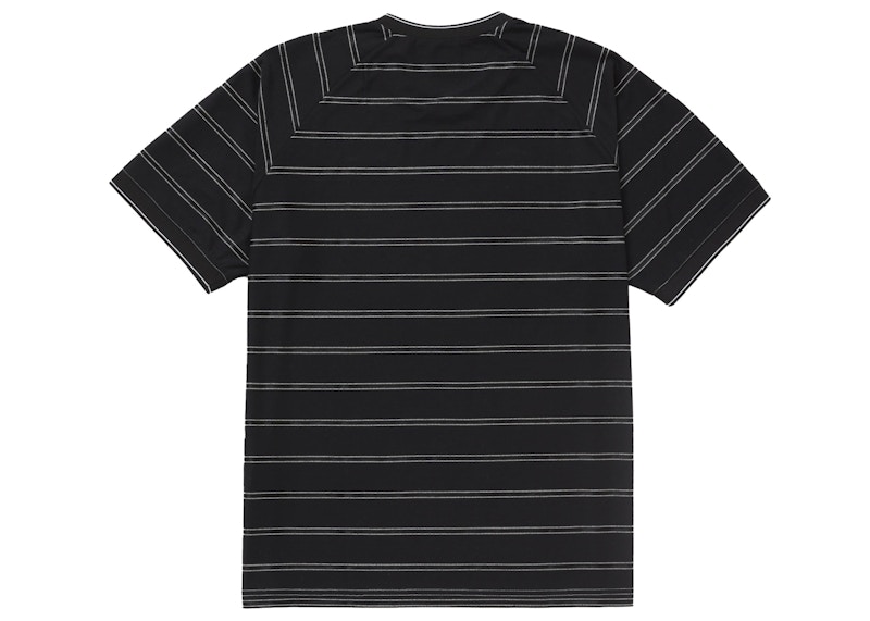 Order 슈프림 엄브로 스트라이프 축구 저지 블랙