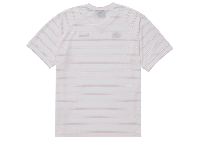 Order 슈프림 엄브로 스트라이프 축구 져지 화이트