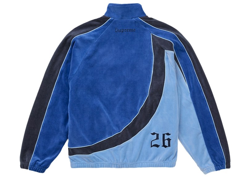 Lookbook Supreme Umbro 天鹅绒蓝色运动夹克