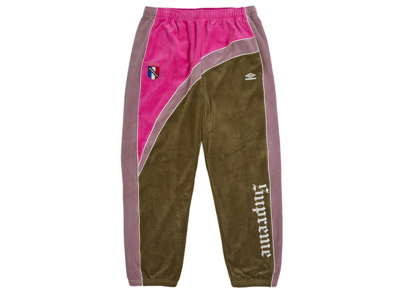 Supreme Umbro Velour Track Pant Olive