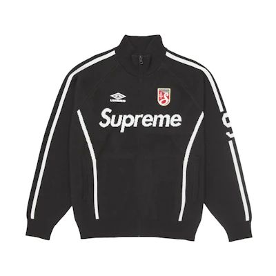 Supreme Umbro Zip Up Sweater Black