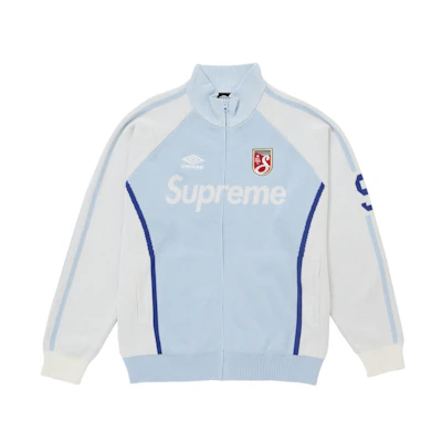 Supreme Umbro Zip Up Sweater Light Blue